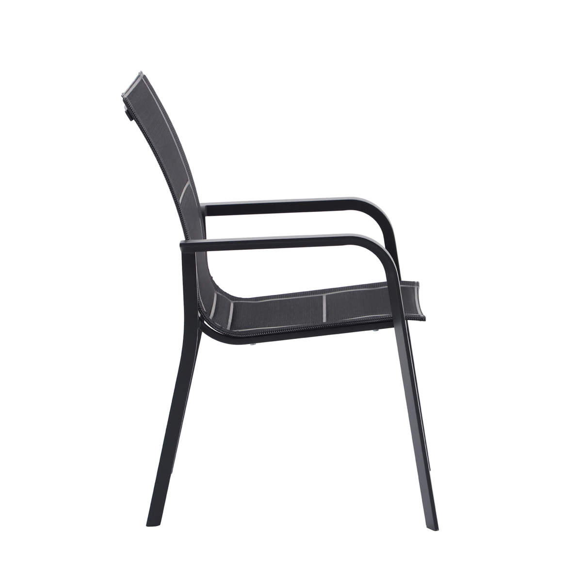 Mimosa Cordoba Aluminium Dining Chair Charcoal - Image 2 of 5