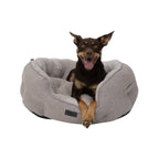 Baxter Bone Taupe Sofa Style Fabric Shell Bed - Image 3 of 9