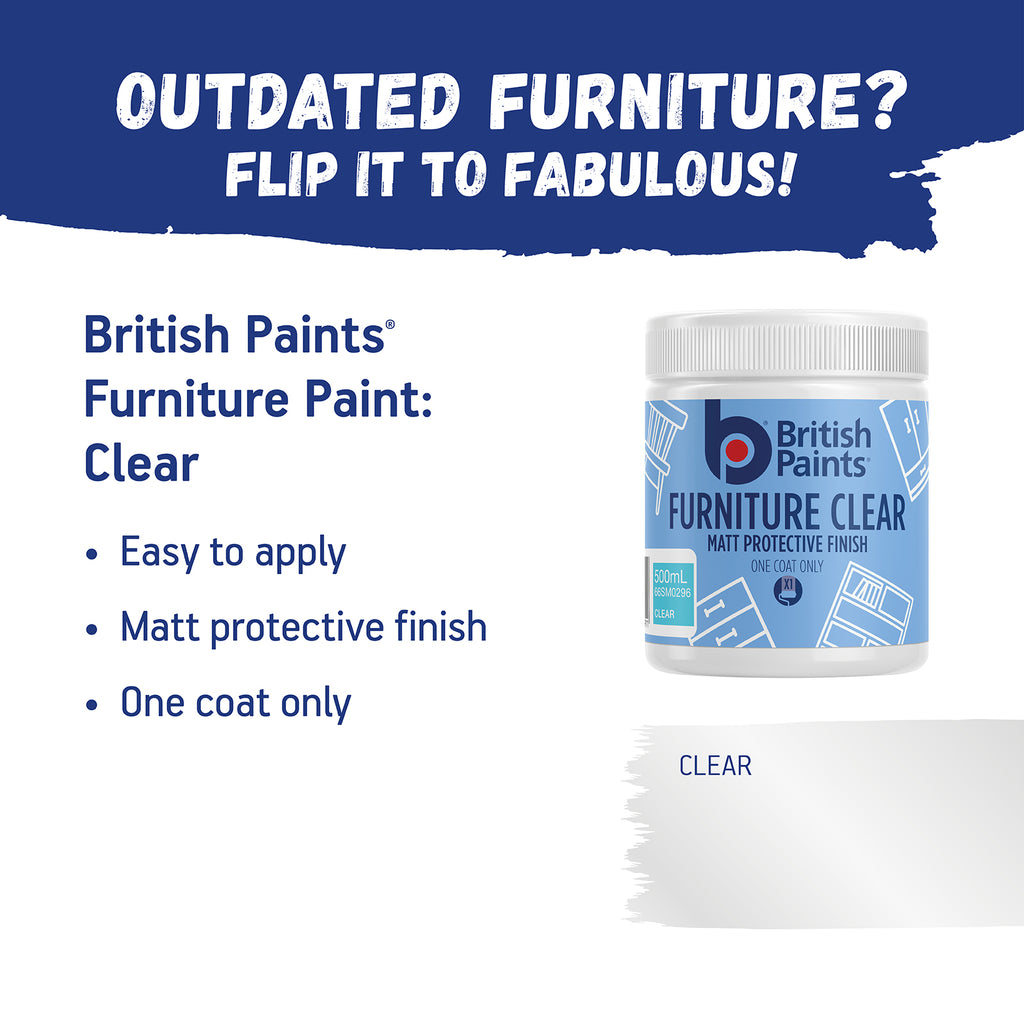 British Paints Clear Protective Furniture Paint - Image 2 of 6