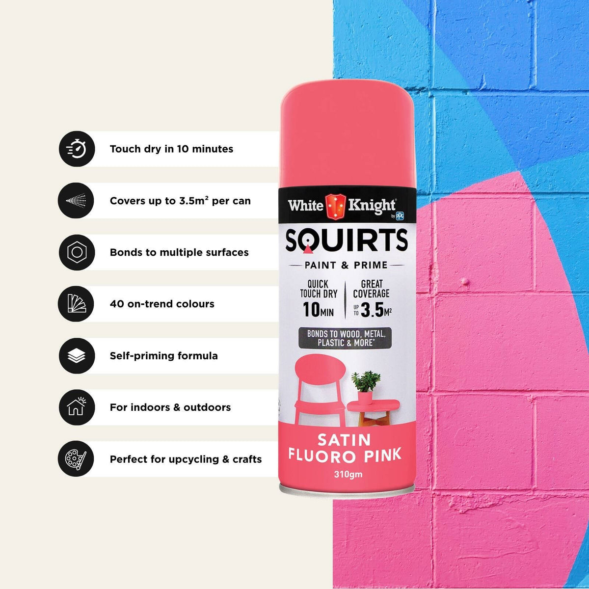 White Knight 310g Squirts Spray Paint - Image 197 of 205