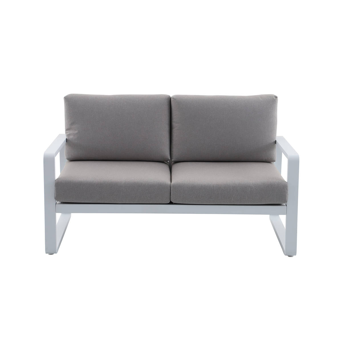 Mimosa Cordoba 2 Seater Aluminium Lounge White - Image 5 of 5