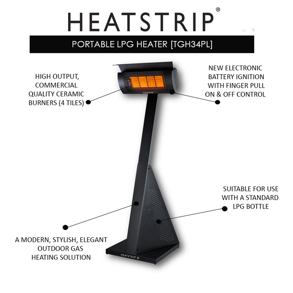 Heatstrip Portable LPG Outdoor Heater - Image 2 of 8