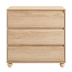 Astin Sinclair 800 x 400 x 800mm Oak Harper 3 Drawer Chest - Image 4 of 7