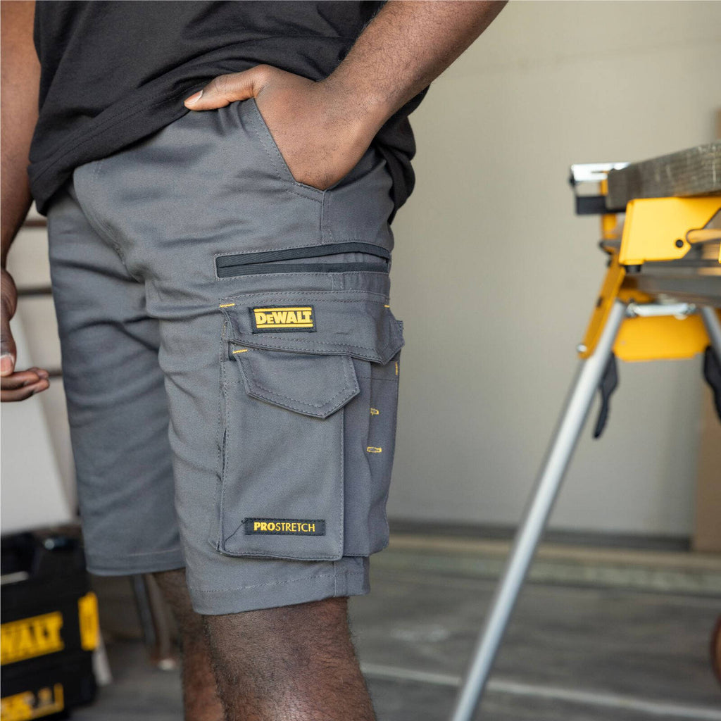 DEWALT Men's Grey Bennington PROStretch Shorts - Image 7 of 9