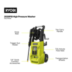 Ryobi 2030 PSI High Pressure Washer - Image 2 of 9