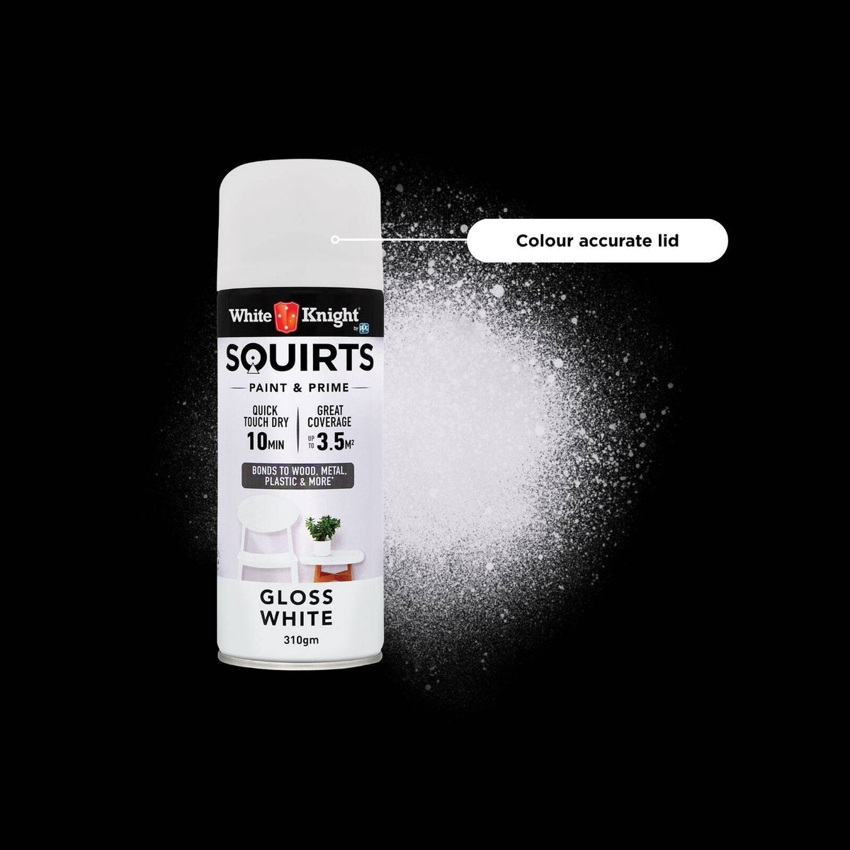 White Knight 310g Squirts Spray Paint - Image 200 of 205