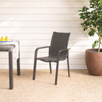 Mimosa Cordoba Aluminium Dining Chair Charcoal - Image 1 of 5