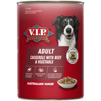 VIP 6 x 1.2kg Adult Wet Dog Food - Casserole with Beef and Vegetables - Image 1 of 3