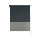Windoware 180 x 240cm Charcoal Nash Day Night Roller Blind - Image 1 of 3