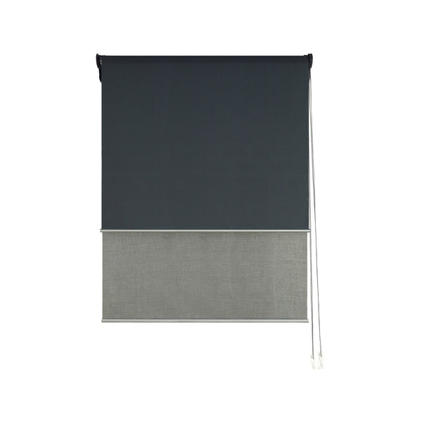 Windoware 180 x 240cm Charcoal Nash Day Night Roller Blind