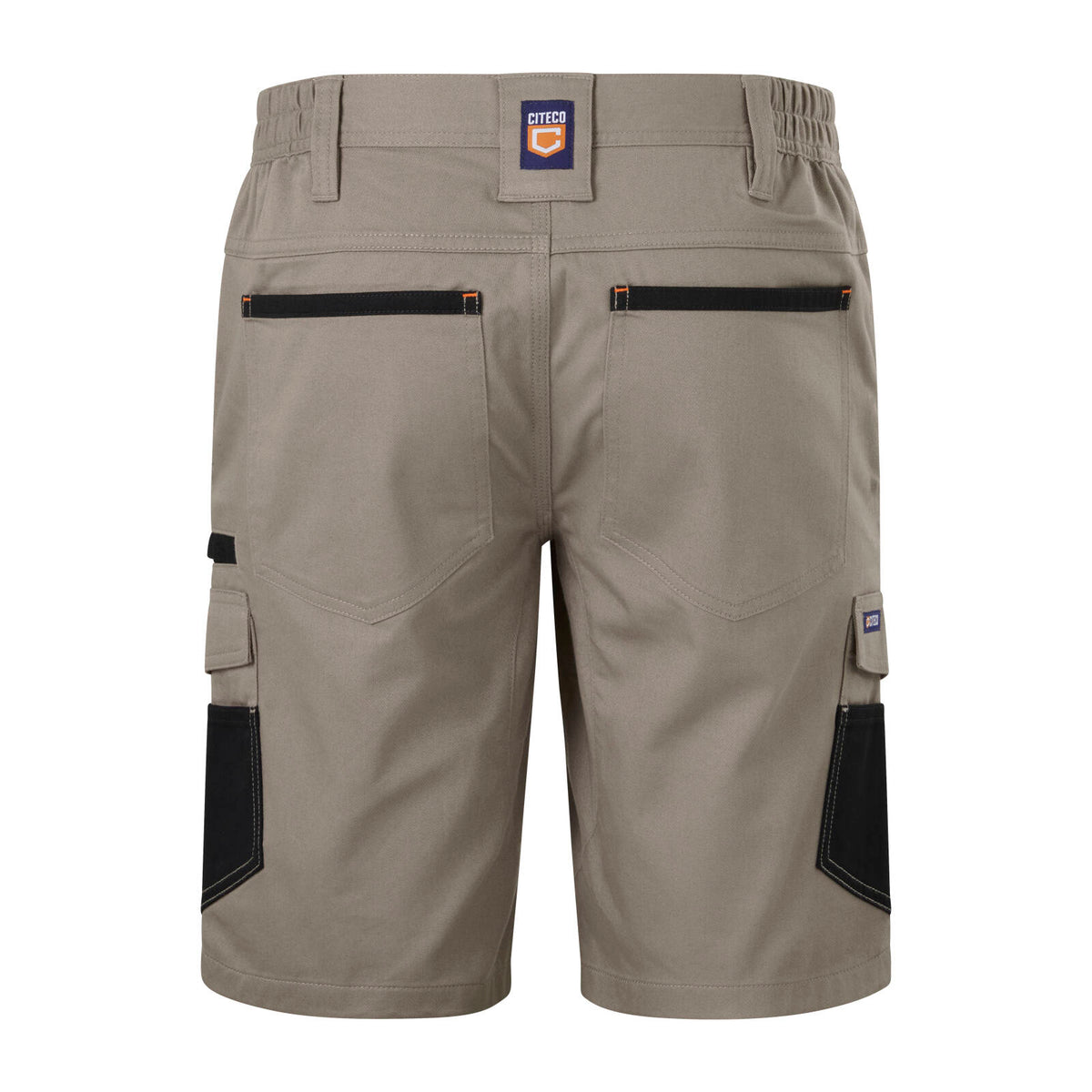 Citeco Cotton Stretch Cargo Khaki Mid Shorts - Image 13 of 13