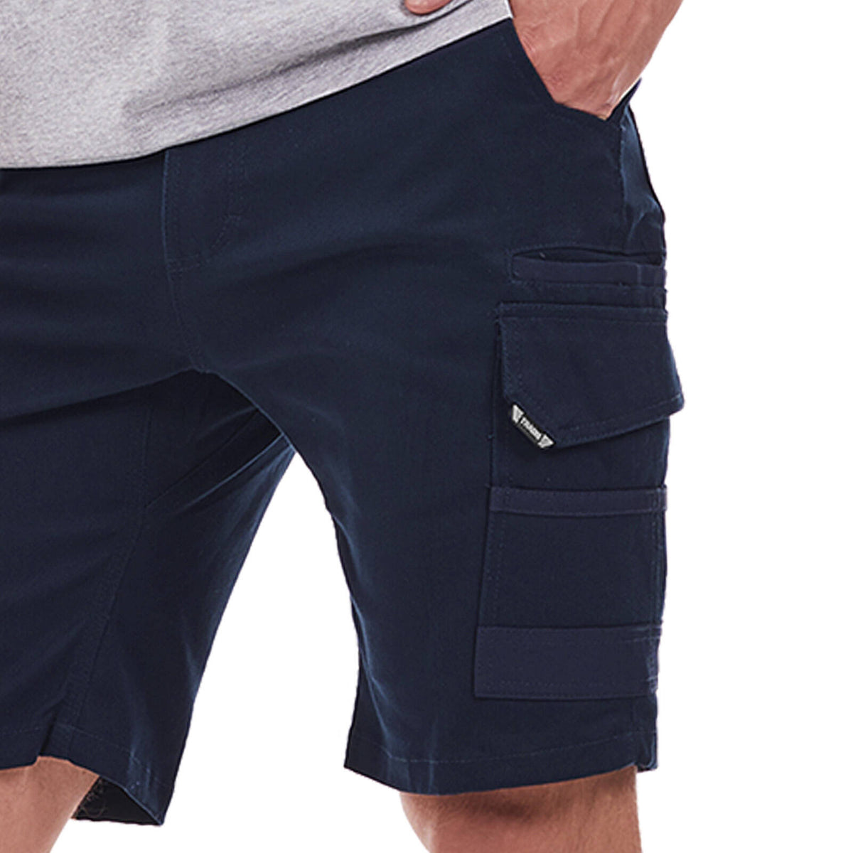 Tradie Core Navy Cargo Shorts - 97 - Image 7 of 7