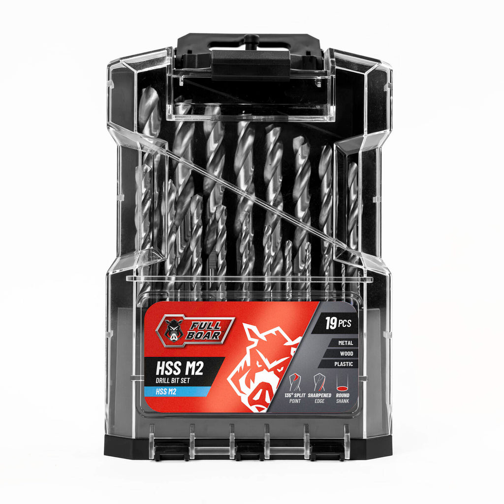 Full Boar 19 Piece HSS M2 Drill Bit Set - Image 3 of 4