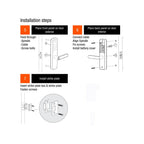 Lemaar Black Rectangle Latch Smart Lock - Image 3 of 4