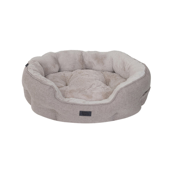 Baxter Bone Taupe Sofa Style Fabric Shell Bed