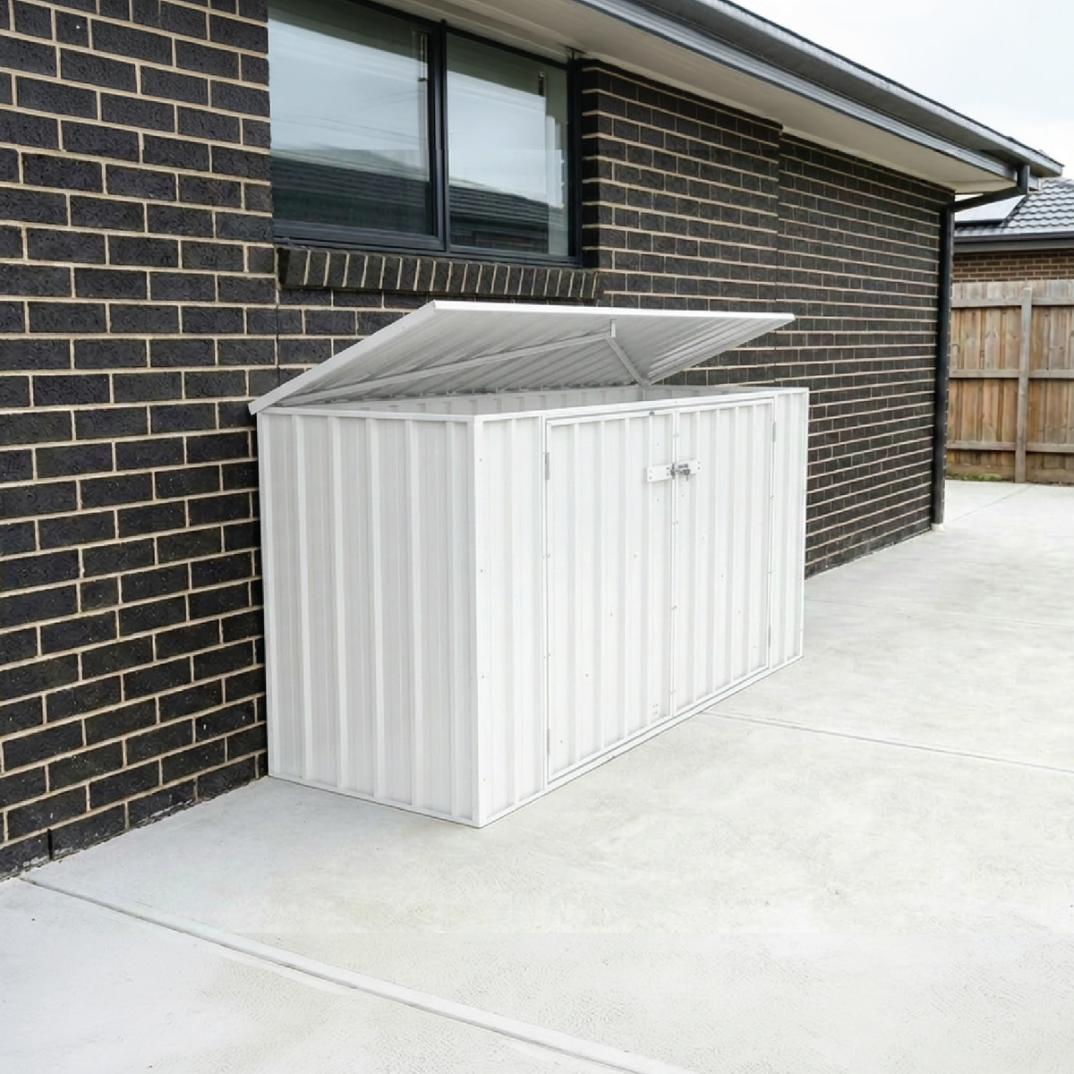 Absco Sheds 2.26 x 0.78 x 1.15m Wheelie Bin Cover - Image 3 of 19