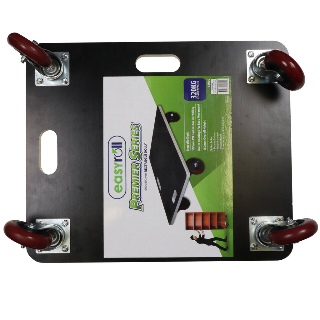 Easyroll 320kg 500 x 490mm Rectangular Premier Dolly - Image 2 of 7