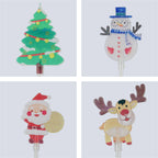 Arlec 5 Solar Powered Santa And Friends Stake Lights - Image 3 of 6