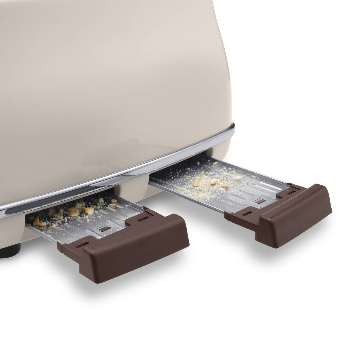 DeLonghi Beige Icona Vintage 4 Slice Toaster - Image 5 of 7