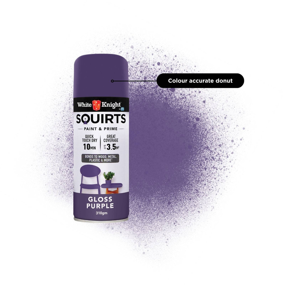 White Knight 310g Squirts Spray Paint - Image 171 of 205