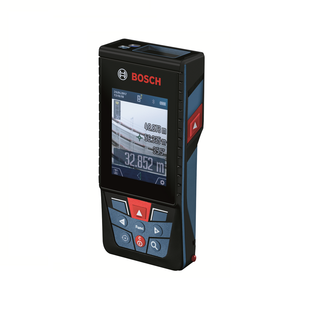 Bosch Professional 150m Red Beam Distance Measure Digital view finder Bluetooth IP54 - Image 1 of 6