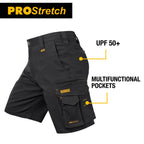 DeWALT Men's Black Bennington PROStretch Shorts - Image 3 of 9