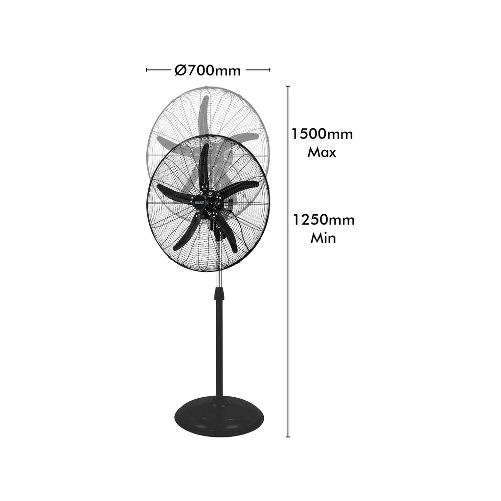 Arlec 70cm Industrial Pedestal Fan - Image 4 of 4