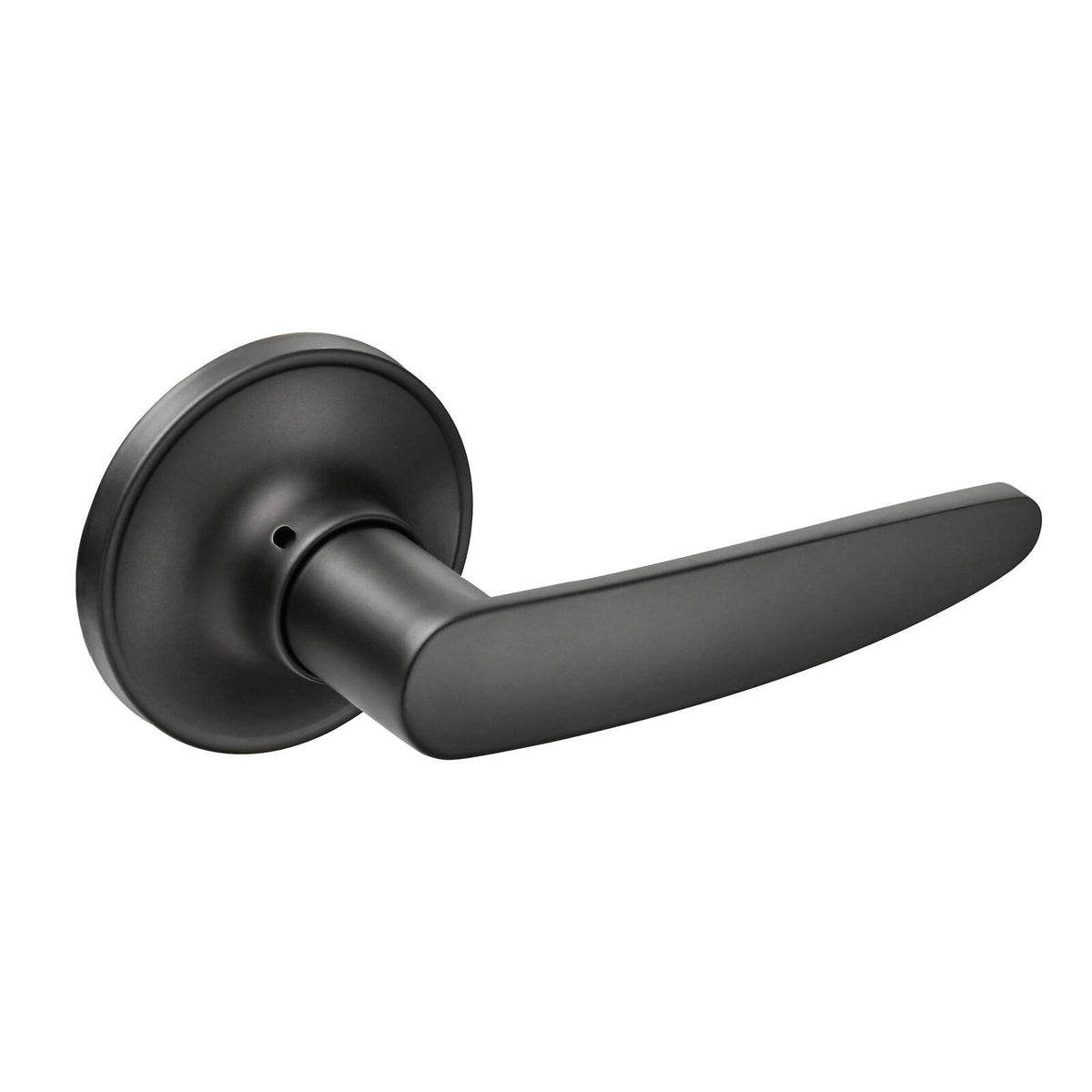 Ikonic Black Matte Norr Passage Lever Set - Image 2 of 9