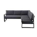 Mimosa Cordoba Aluminium Corner Lounge Charcoal - Image 3 of 4