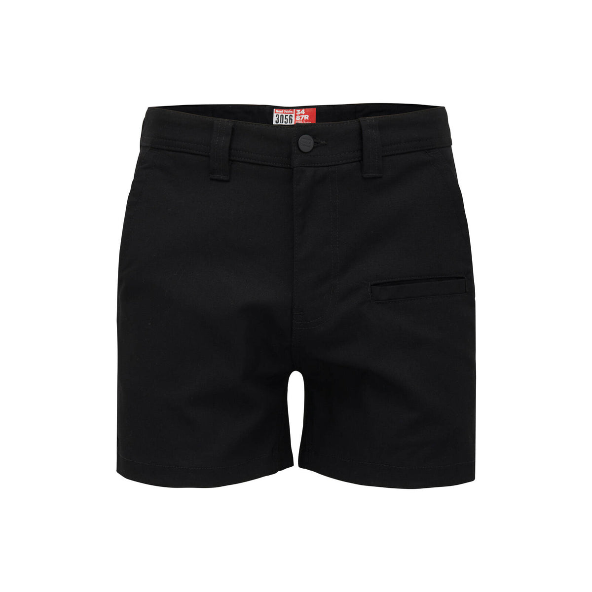 Hard Yakka Black 3056 Slim Fit Stretch Canvas Shorts - Image 1 of 1