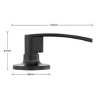 Ikonic Black Matte Norr Privacy Lever Set - Image 5 of 10