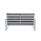 Mimosa Cordoba 2 Seater Aluminium Lounge White - Image 4 of 5