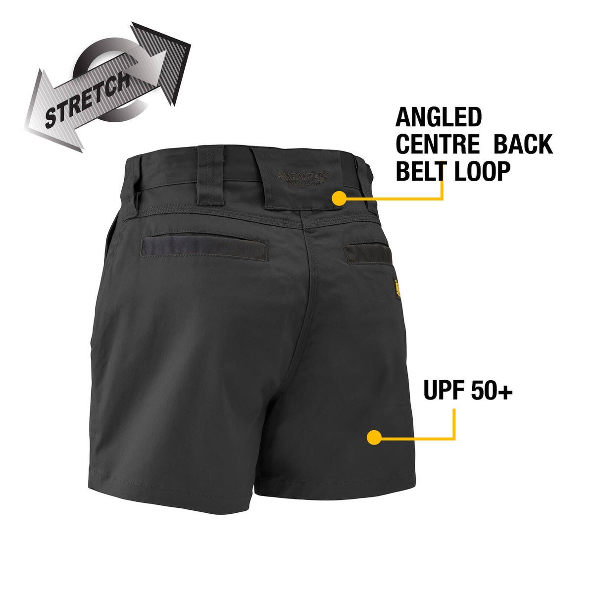 DEWALT Women's Black Centenary Shorts - Image 2 of 10