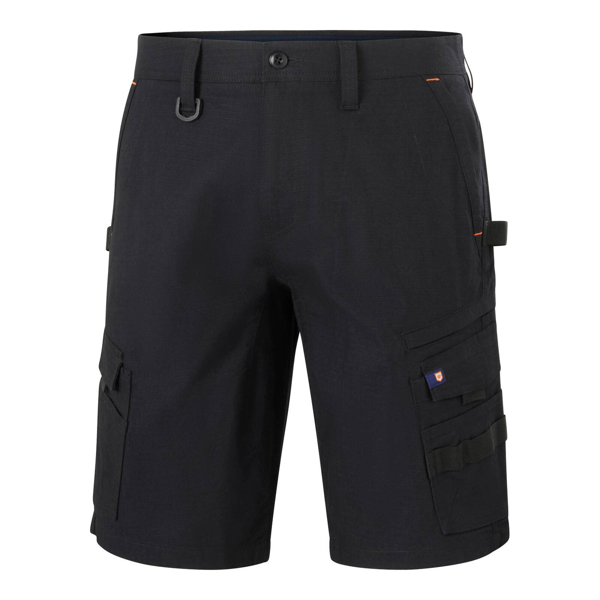 Citeco Black Ripstop Cargo Mid Shorts - Image 8 of 13