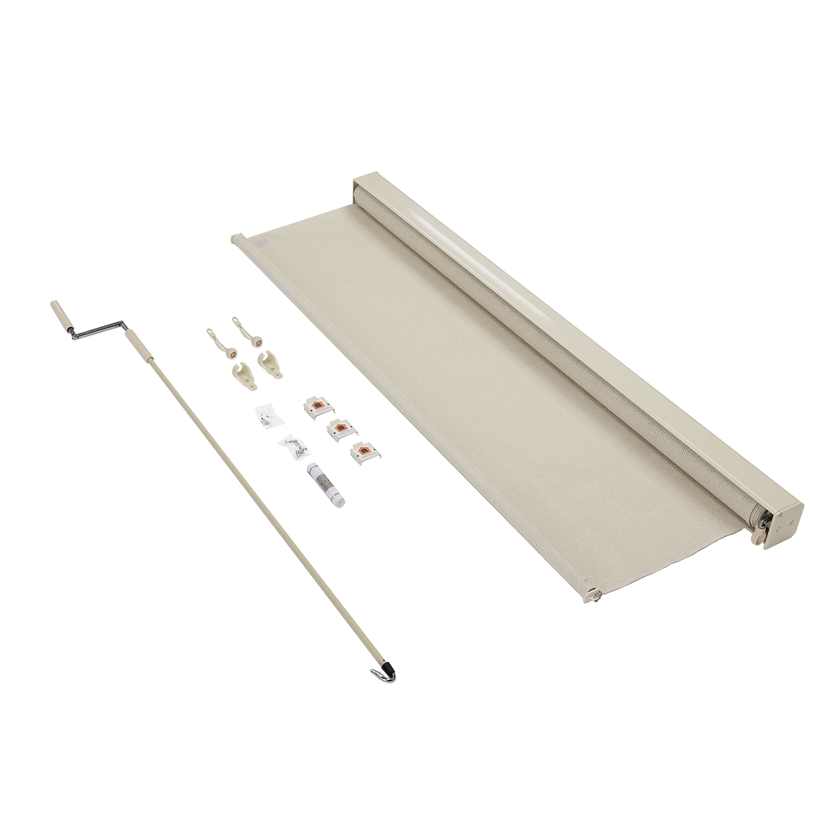 Coolaroo 1.2 x 2.4m Shell Crank Operated Outdoor Blind with Premium Pelmet - Image 9 of 9