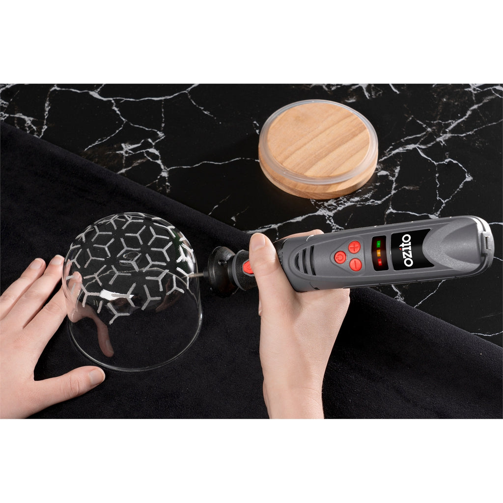 Ozito 3.6V Lithium Ion Cordless Rotary Tool With 118 Piece Accessory Kit - Image 6 of 11
