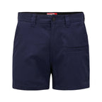 Hard Yakka Navy 3056 Stretch Canvas Slim Fit Shorts - Image 1 of 11