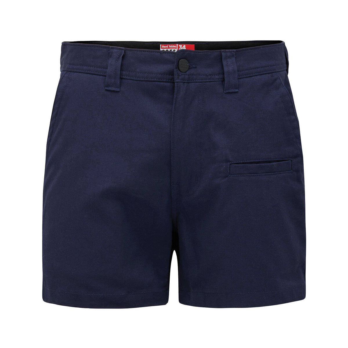 Hard Yakka Navy 3056 Stretch Canvas Slim Fit Shorts - Image 1 of 11