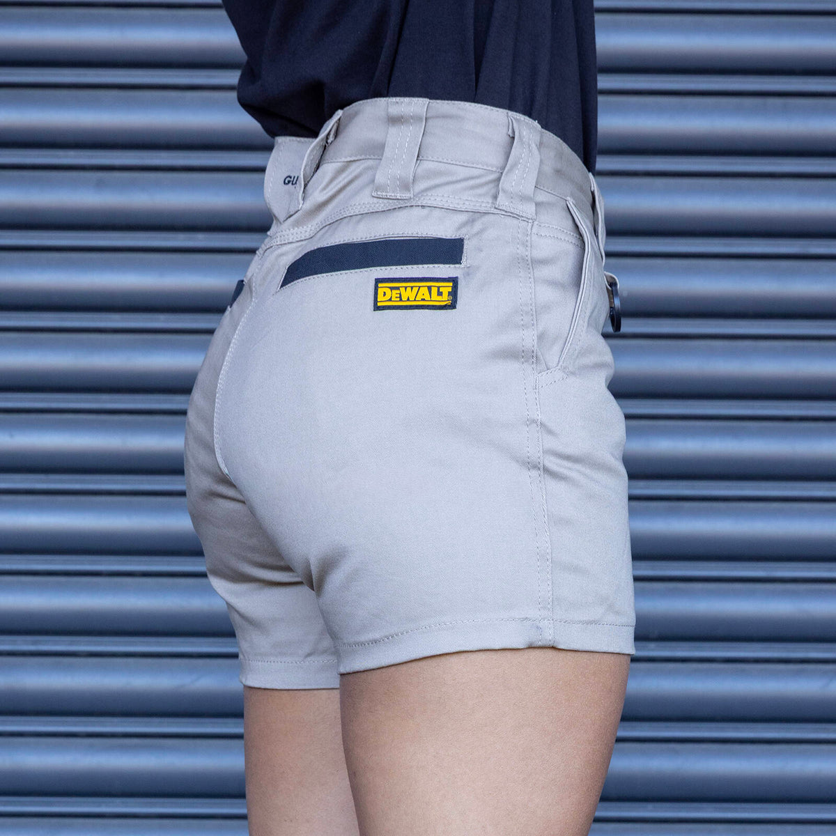 DEWALT Women's Khaki Centenary Shorts - Image 8 of 10