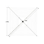Hills 65m Woodland Grey Rotary Clothesline - Image 2 of 6