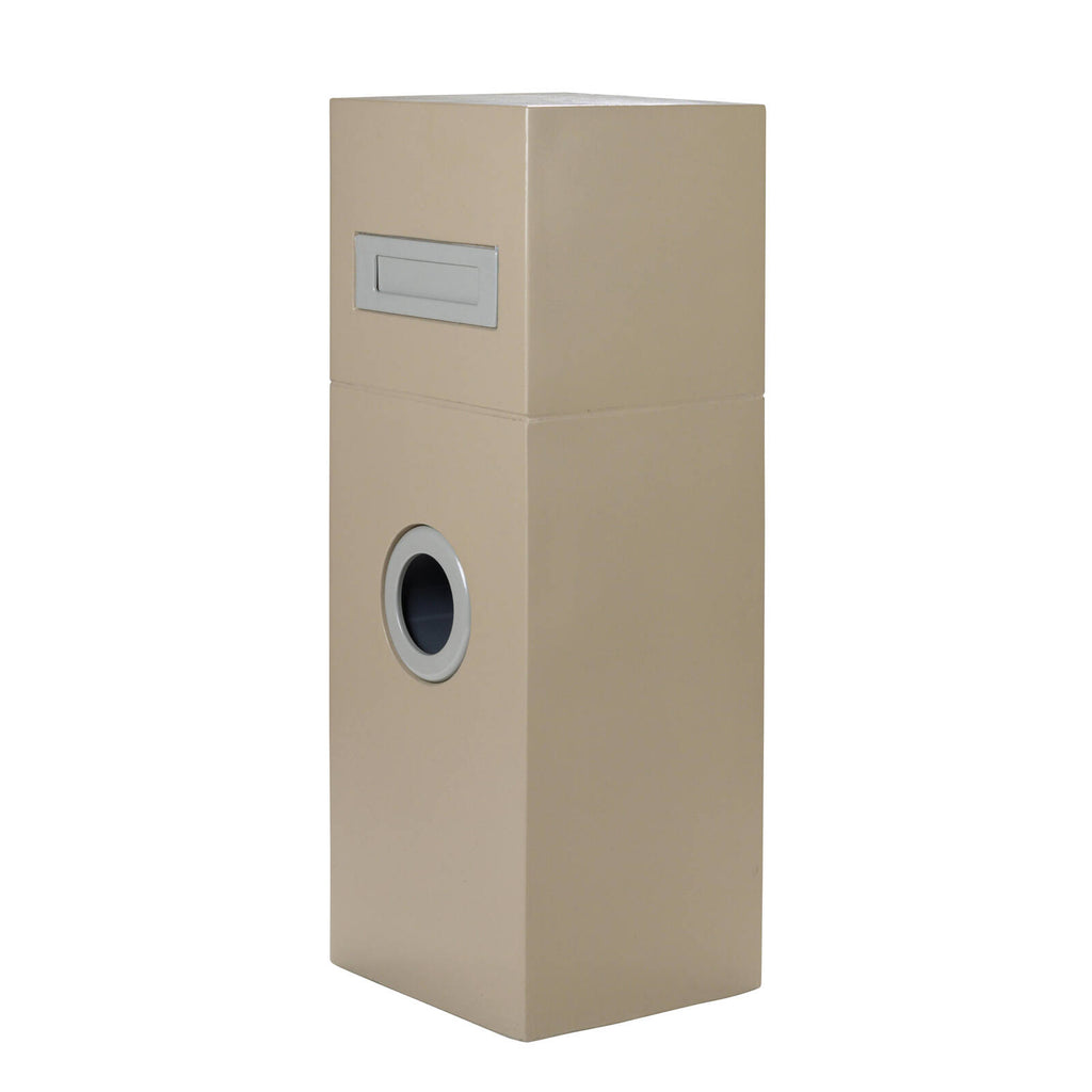 Northcote Pottery 35 x 90cm Grey Metro Pillar Letterbox - Image 2 of 4