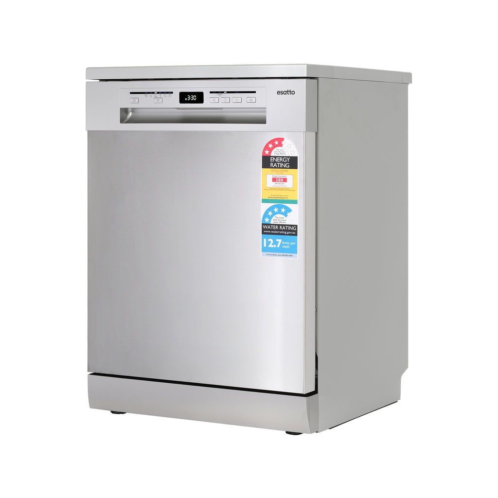Esatto 60cm Stainless Steel 15 Place Settings Dishwasher - Image 4 of 9
