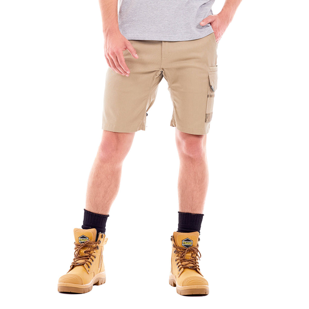 Tradie Core Khaki Cargo Shorts - 77 - Image 2 of 7