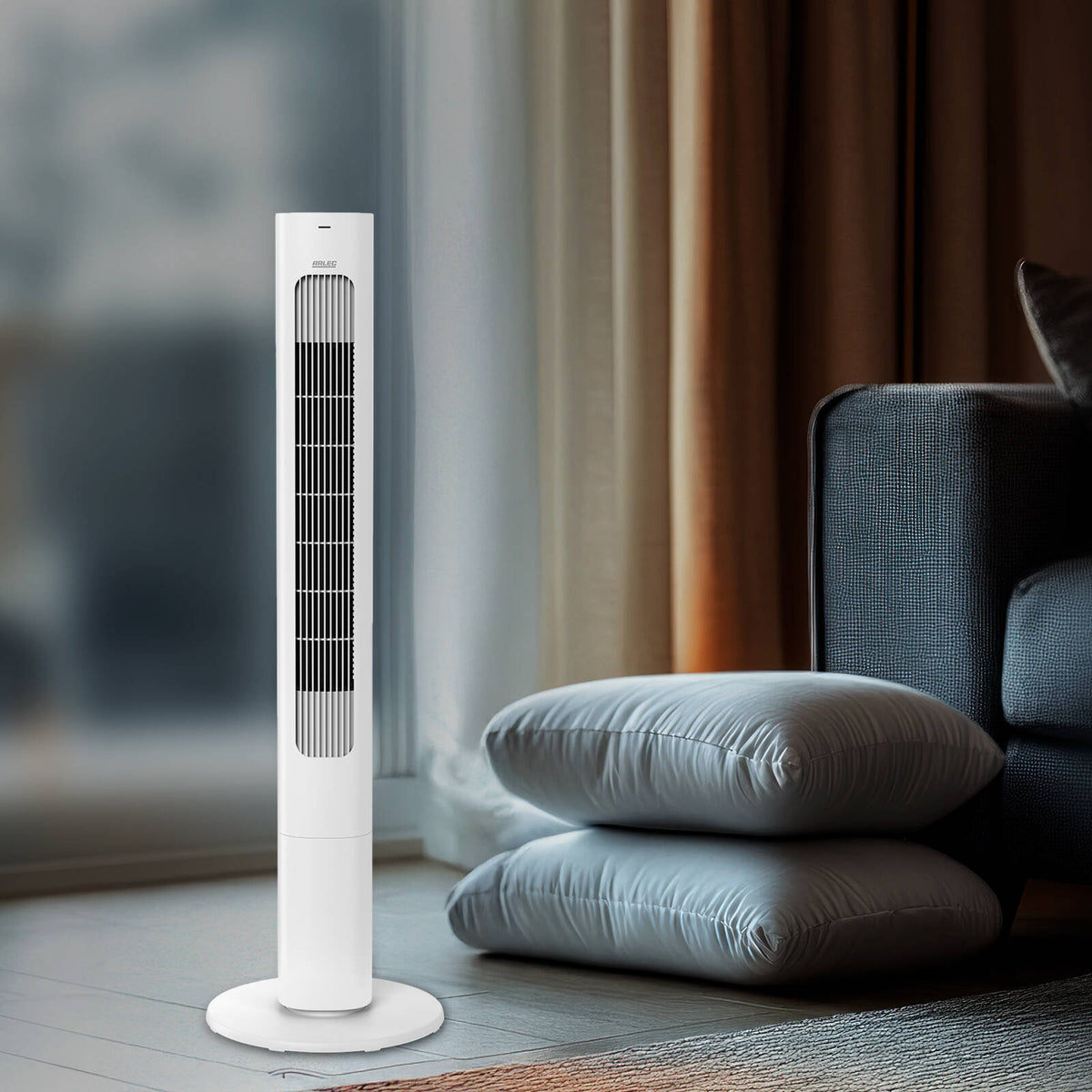 Arlec 110cm White Tower Fan With Remote - Image 7 of 8