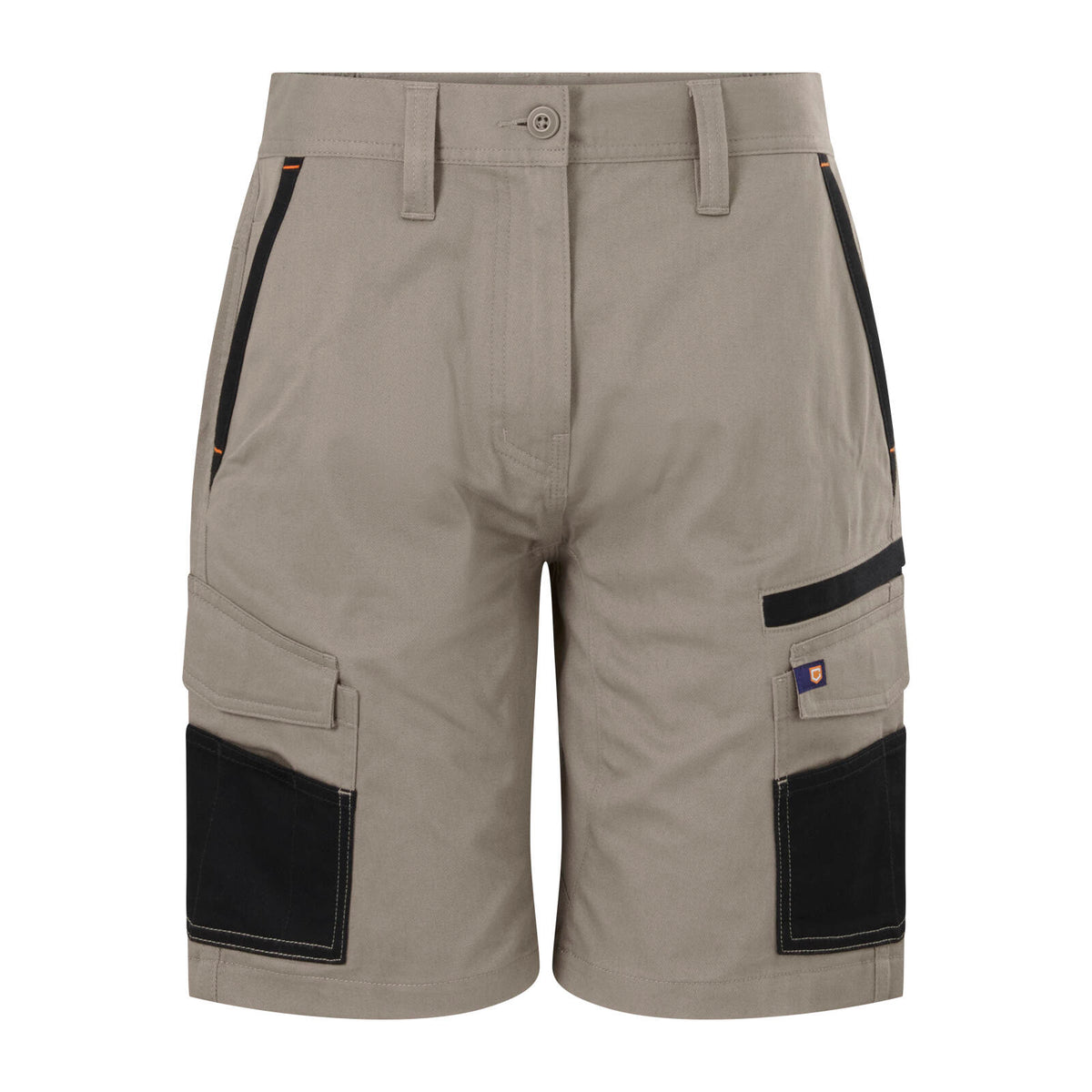 Citeco Women's Khaki Mid Shorts Cotton Stretch - Image 1 of 11