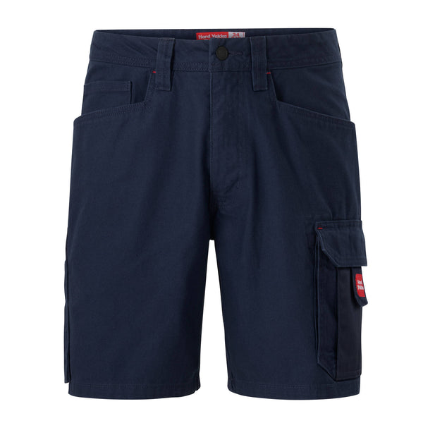 Hard Yakka Navy Legends Relaxed Fit Cotton Work Cargo Short - Size 107R