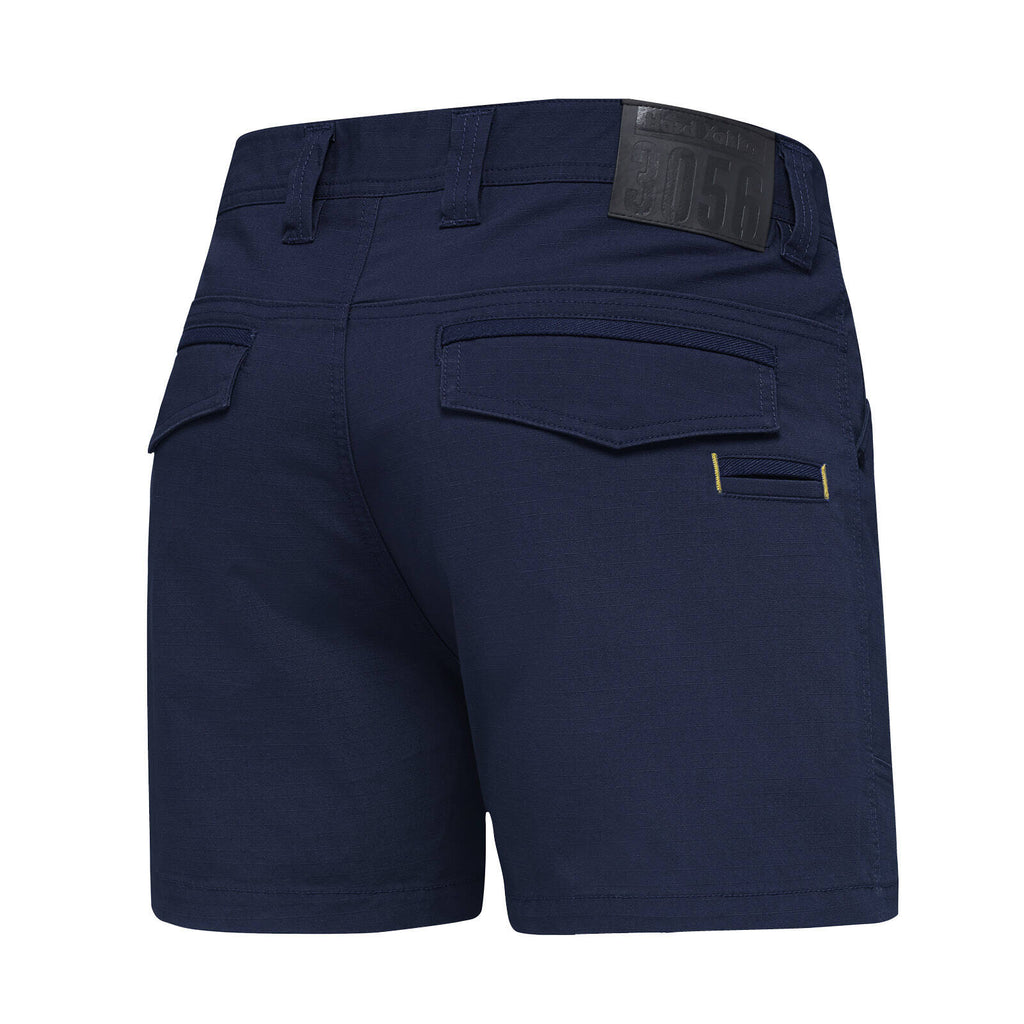 Hard Yakka Navy 3056 Stretch Ripstop Short Shorts - Image 4 of 8