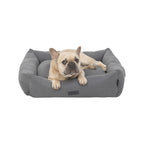 Baxter Bone Grey Small Sofa Style Fabric Bolster Bed - Image 4 of 9