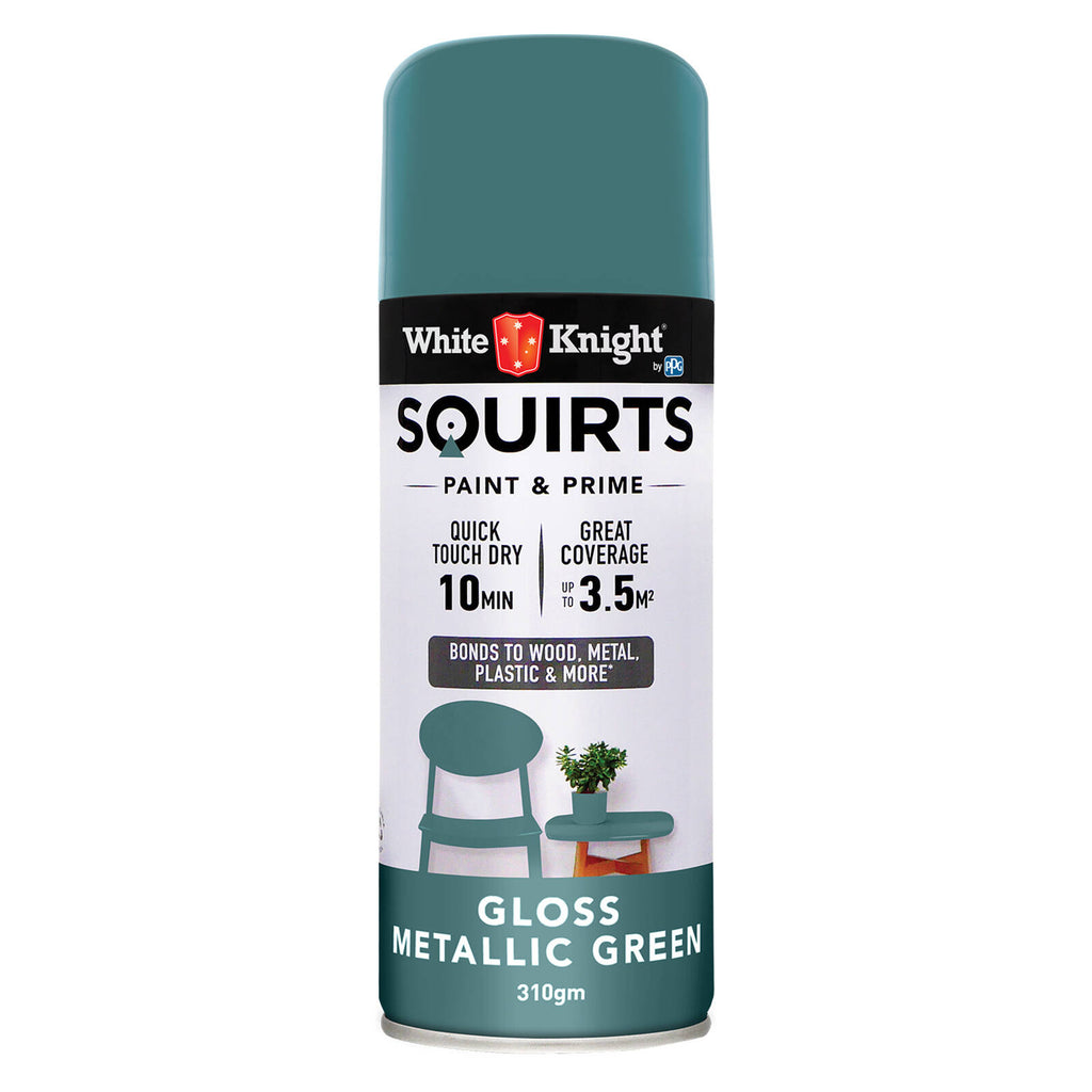 White Knight 310g Metallic Gloss Squirts Spray Paint - Image 1 of 25