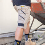 DEWALT Men's Khaki Bennington PROStretch Shorts - Image 4 of 9